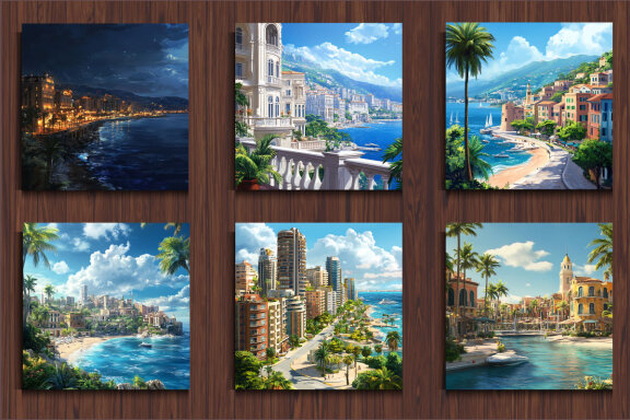 Riviera City Backgrounds