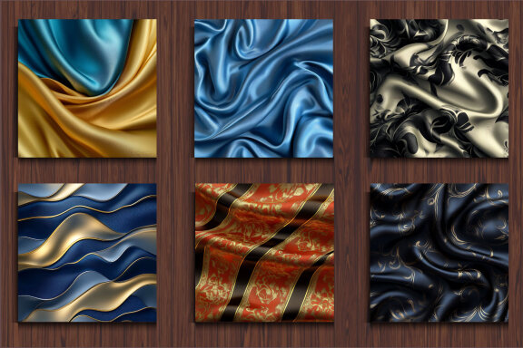  Abstract Silky Fabric Background