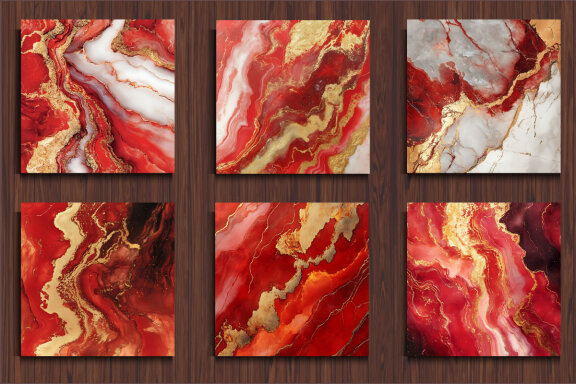 Red and gold stone marble texture Backgrounds