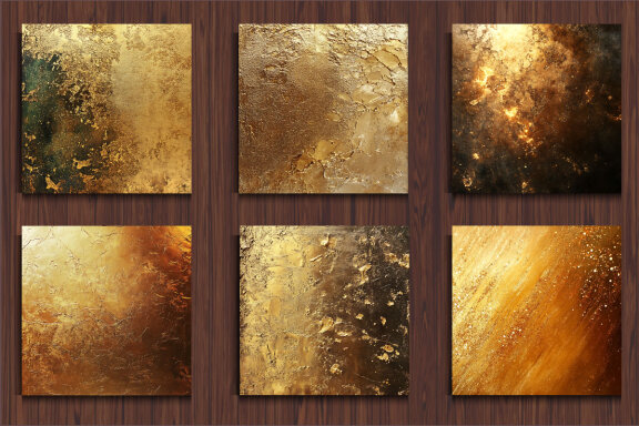  Gold and Glittery Textured Backgrounds