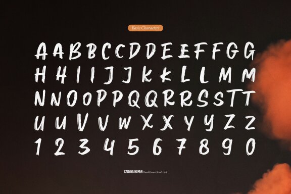 Carena Hopen | FREE Brush Font
