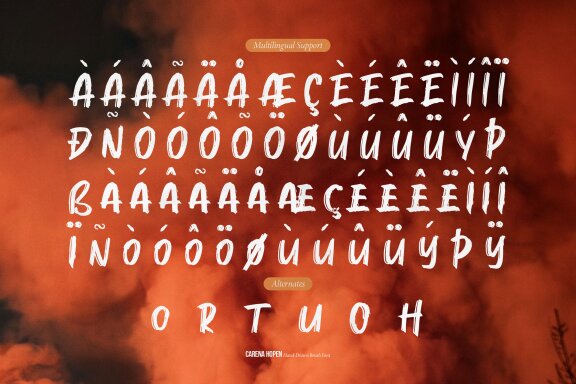 Carena Hopen | FREE Brush Font
