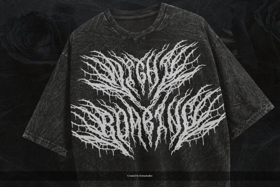 Briaros | Death Metal Typeface