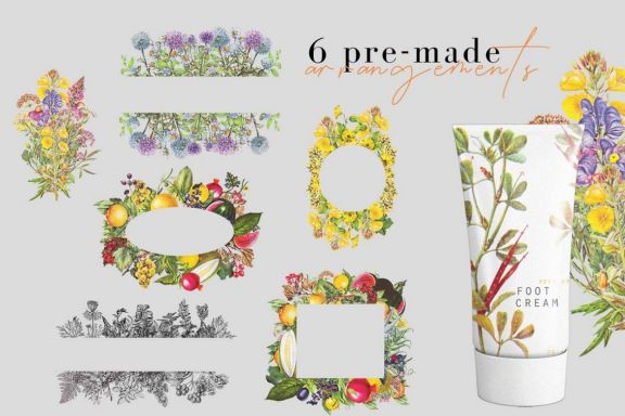 Garden of Eden - Botanical set