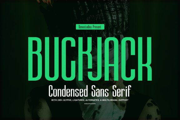 Buckjack | Condendsed Sans Serif