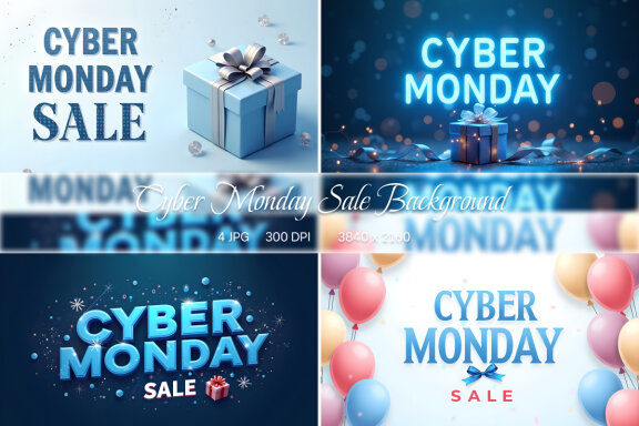 Cyber Monday Sale Background
