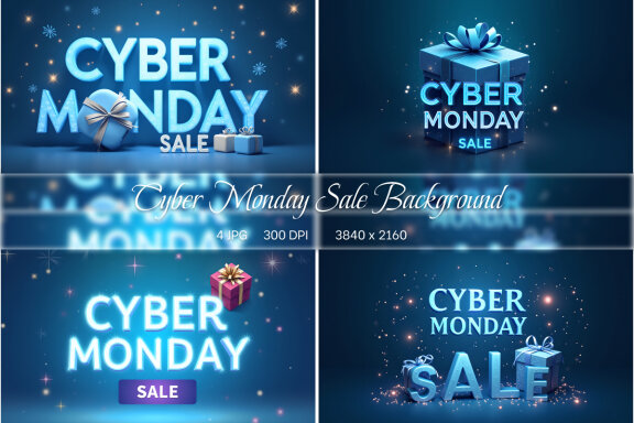 Cyber Monday Sale Background