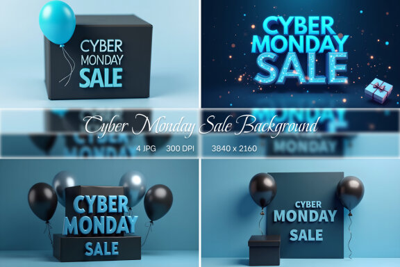 Cyber Monday Sale Background
