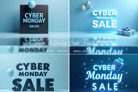 Cyber Monday Sale Background
