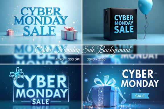 Cyber Monday Sale Background