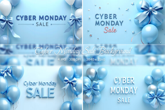 Cyber Monday Sale Background