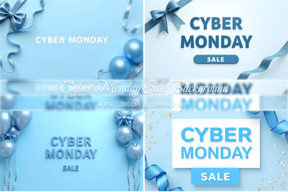 Cyber Monday Sale Background
