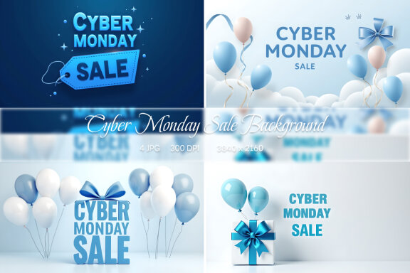 Cyber Monday Sale Background