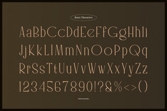Archine Eamore | Fancy Classic Serif