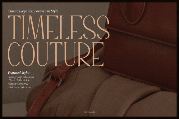 Archine Eamore | Fancy Classic Serif