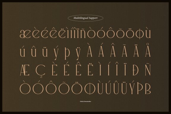 Archine Eamore | Fancy Classic Serif