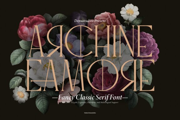 Archine Eamore | Fancy Classic Serif