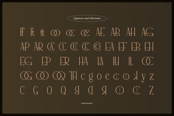 Archine Eamore | Fancy Classic Serif