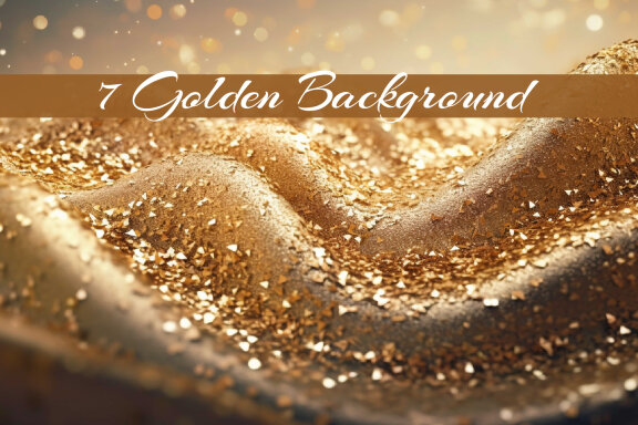 A golden glitter texture background