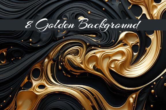 A golden creative wall texture background