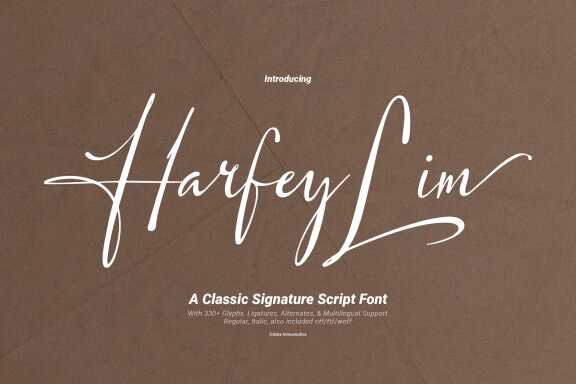 Harfey Lim | Classic Signature Script