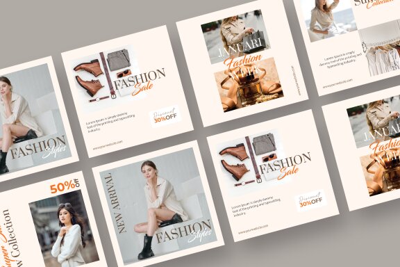 Fashion Style - Instagram Post Template