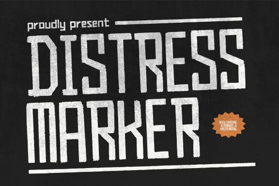 Distress Marker | Urban Typeface