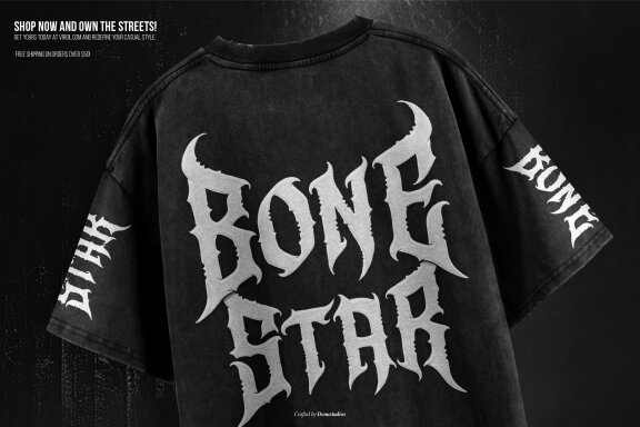 Virgil Creature | Death Metal Font