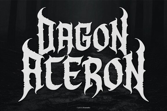 Virgil Creature | Death Metal Font