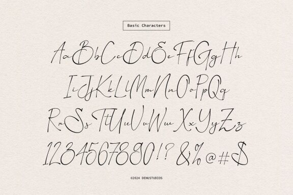 Aesallyn | Classic Signature Font