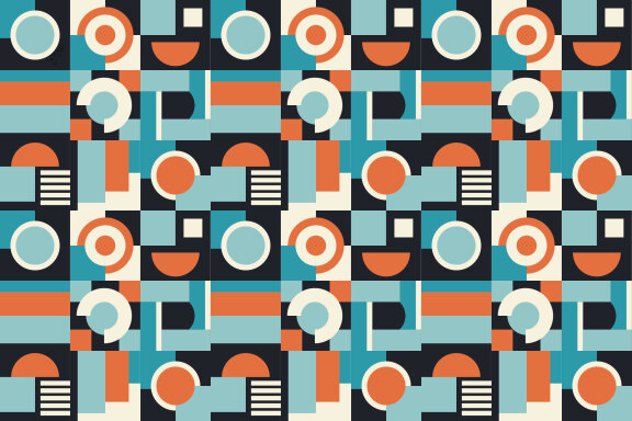 Seamless geometric pattern