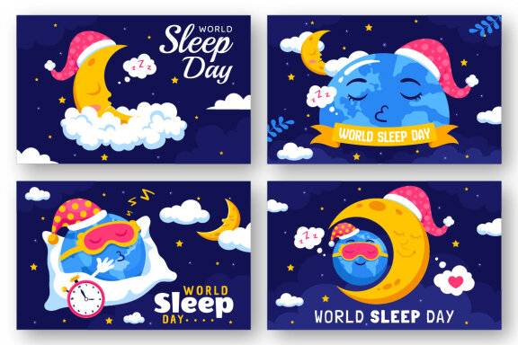 10 World Sleep Day Illustration