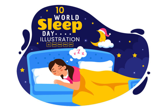 10 World Sleep Day Illustration
