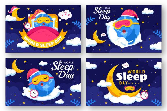 10 World Sleep Day Illustration