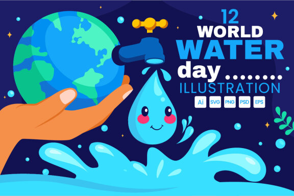 12 World Water Day Illustration