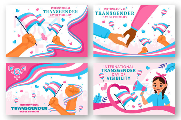12 International Transgender Day of Visibility Illustration