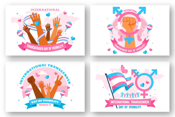 12 International Transgender Day of Visibility Illustration