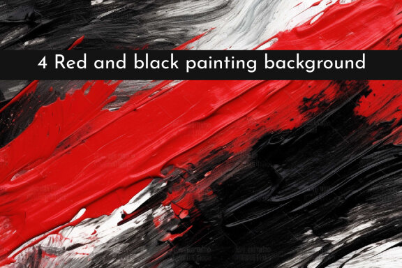 A red and black painting background