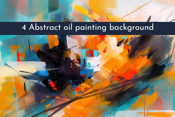 Abstract oil painting background