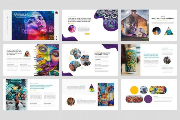 Pop Art - Creative PowerPoint Template