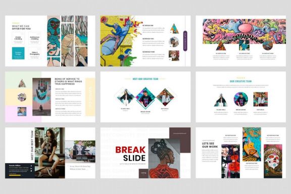 Pop Art - Creative PowerPoint Template