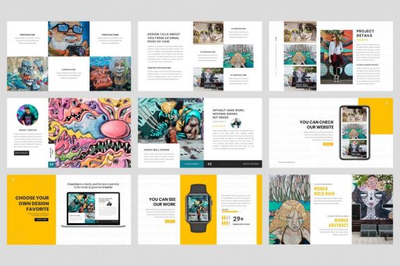 Pop Art - Creative PowerPoint Template