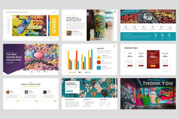 Pop Art - Creative PowerPoint Template