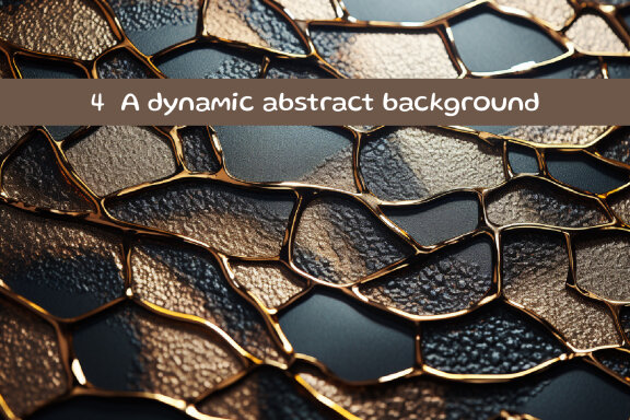 A dynamic abstract background