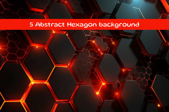 Abstract hexagon background