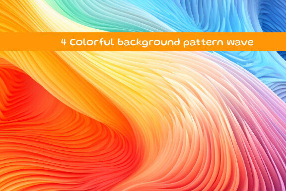 Colorful background pattern waves