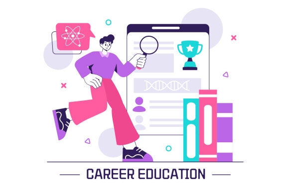 10 Career Development Education Illustration