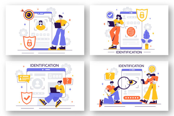 12 Identity Document Illustration