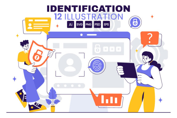 12 Identity Document Illustration