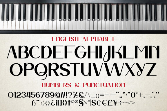 Retro Sound Ligature Label Font